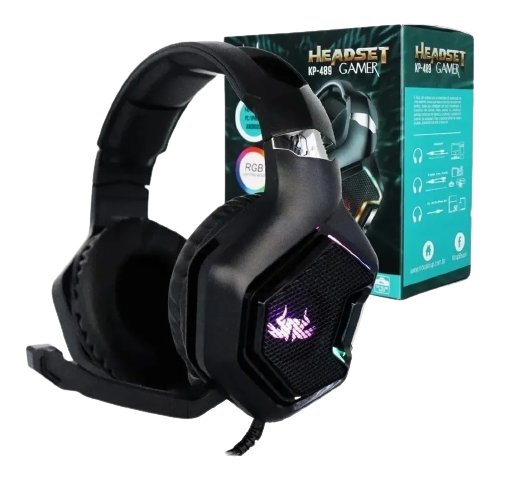 - Headset - Central - unidade    Cod. HEADSET GAMER KP-489